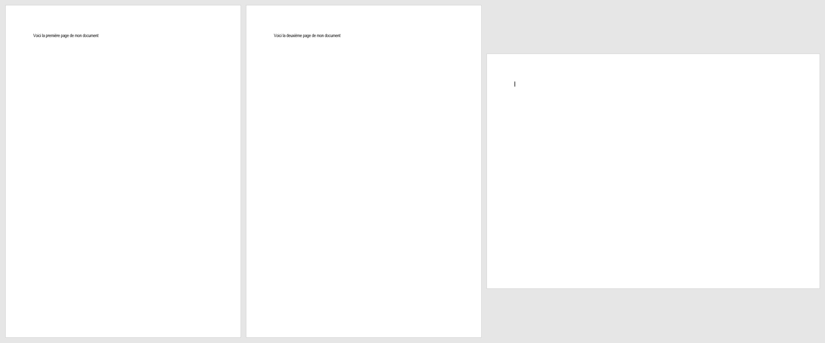 Orientation en portrait et paysage